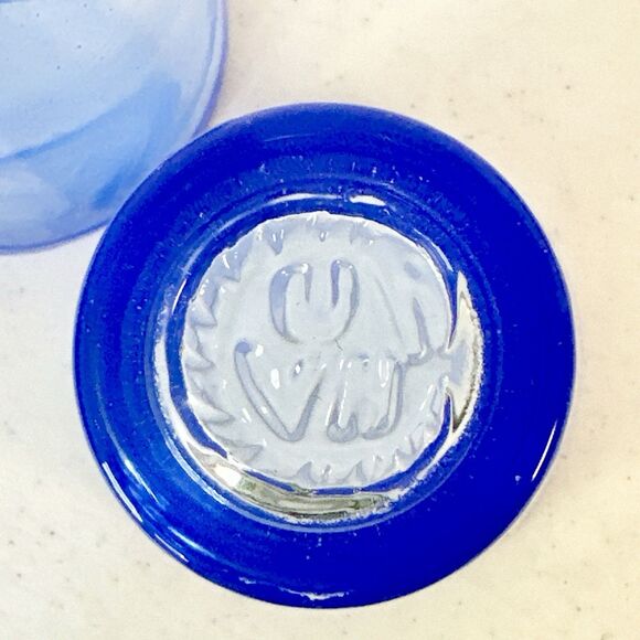 Kosta Boda Ulrica Hydman Vallien Mine Tumblers Set Of 2 W/labels Asymmetrical - Picture 11 of 11